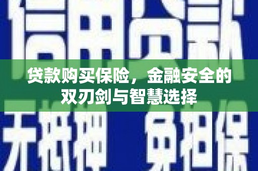 潮州贷款购买保险，金融安全的双刃剑与智慧选择