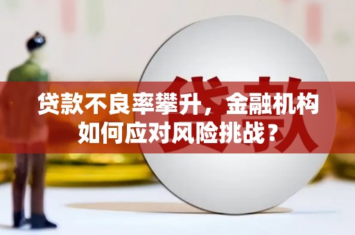潮州贷款不良率攀升，金融机构如何应对风险挑战？