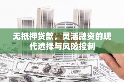 潮州无抵押贷款，灵活融资的现代选择与风险控制