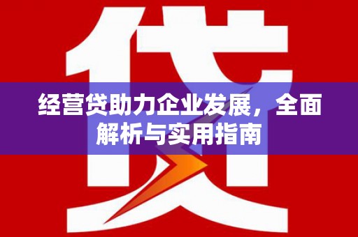 潮州经营贷助力企业发展，全面解析与实用指南