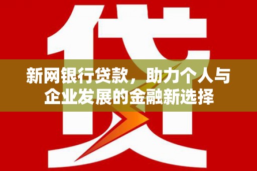 潮州新网银行贷款，助力个人与企业发展的金融新选择