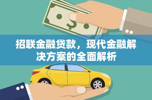潮州招联金融贷款，现代金融解决方案的全面解析