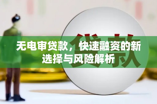 潮州无电审贷款，快速融资的新选择与风险解析
