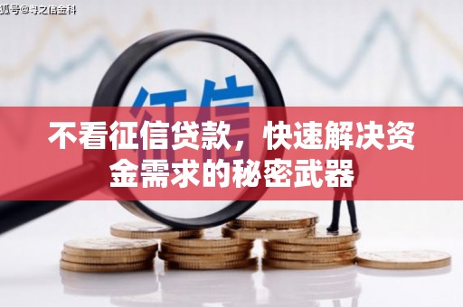 潮州不看征信贷款，快速解决资金需求的秘密武器