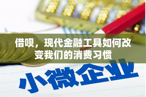 潮州借呗，现代金融工具如何改变我们的消费习惯