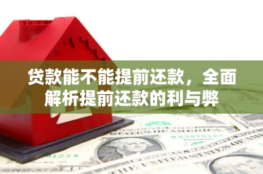 潮州贷款能不能提前还款，全面解析提前还款的利与弊