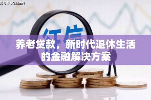 潮州养老贷款，新时代退休生活的金融解决方案